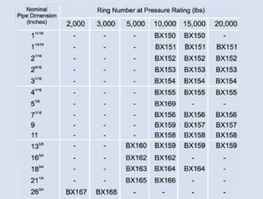 Ring Joint Gaskets Model BX